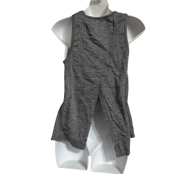 Athleta Gray Sleeveless Performance Tank with Micro-Perforated Front - Picture 2 of 5